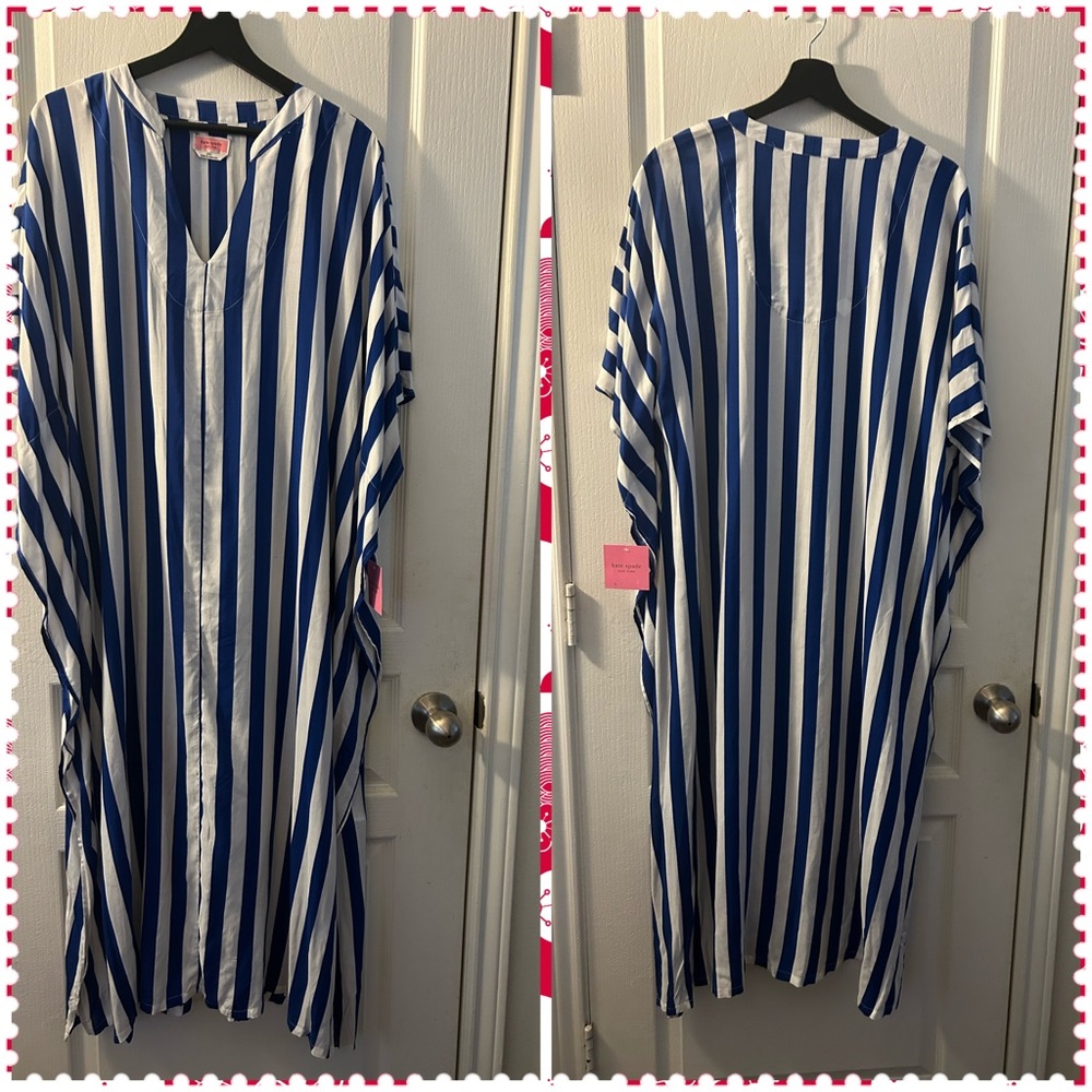 BNWT - Kate Spade Striped Caftan